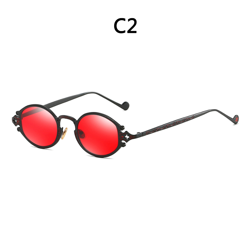 Steampunk Sunglasses UV400 Protection Metal Frame Vintage